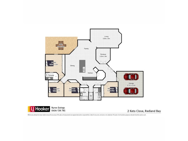 2 Keto Close, Redland Bay QLD 4165 Floorplan