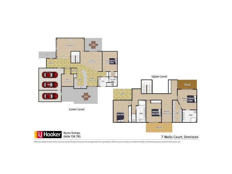 7 Wells Court, Ormiston QLD 4160 Floorplan