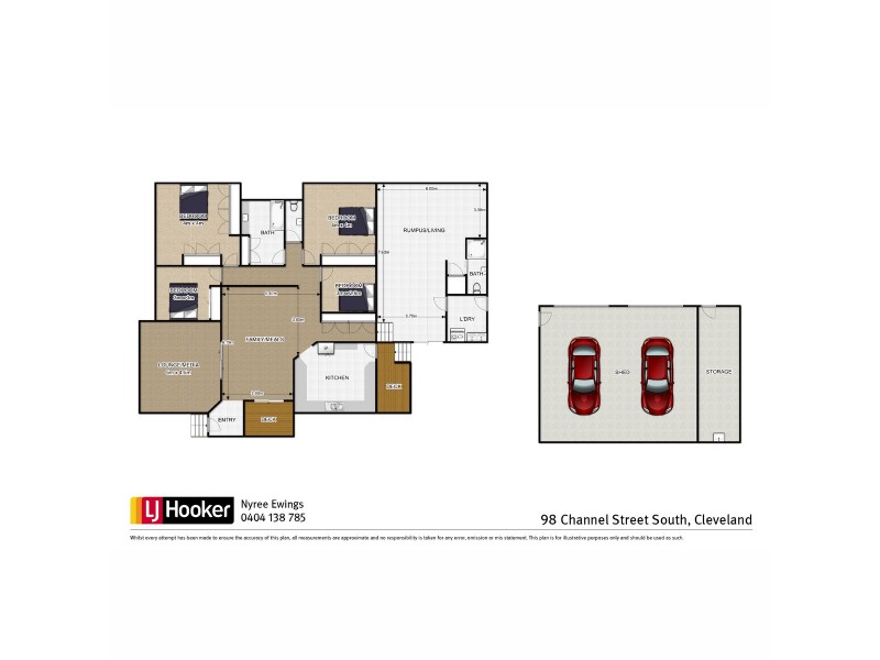 98 Channel Street South, Cleveland QLD 4163 Floorplan