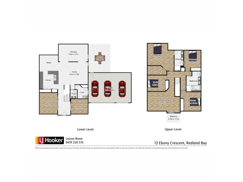 12 Ebony Crescent, Redland Bay QLD 4165 Floorplan