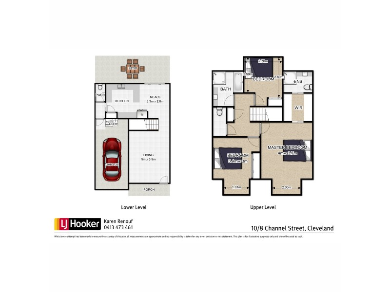 10/8 Channel Street, Cleveland QLD 4163 Floorplan