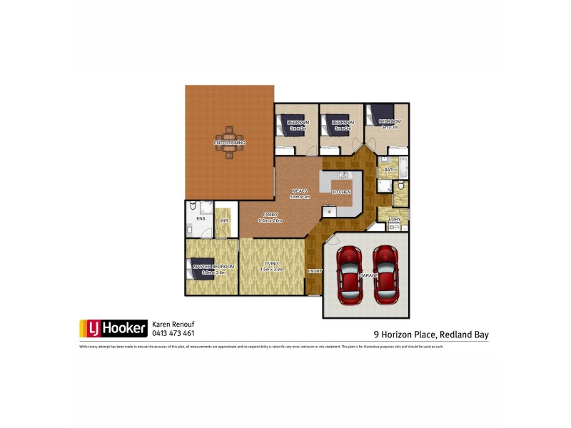 9 Horizon Place, Redland Bay QLD 4165 Floorplan