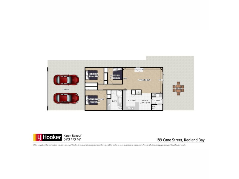 189 Cane Street, Redland Bay QLD 4165 Floorplan