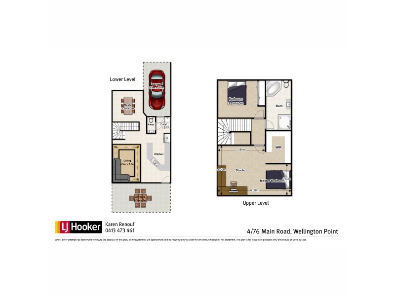 4/76 Main Road, Wellington Point QLD 4160 Floorplan