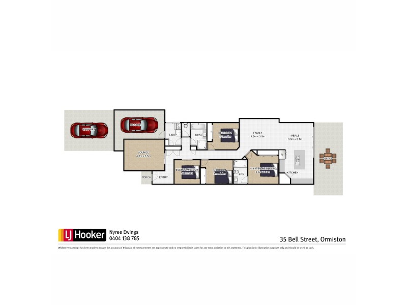 35 Bell Street, Ormiston QLD 4160 Floorplan