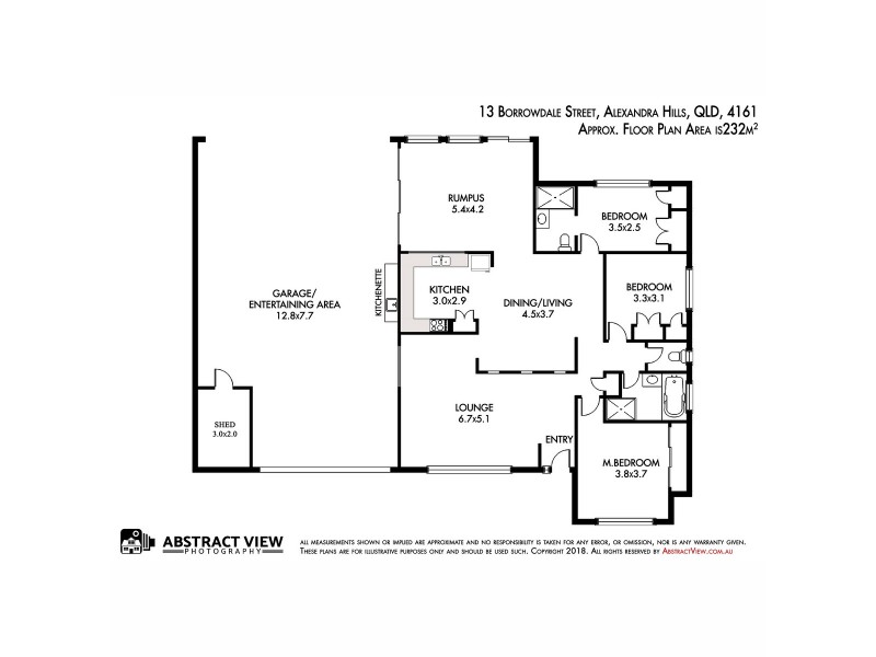 13 Borrowdale Street, Alexandra Hills QLD 4161 Floorplan
