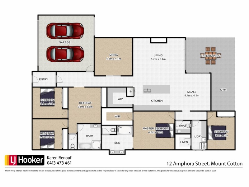 12 Amphora Street, Mount Cotton QLD 4165 Floorplan