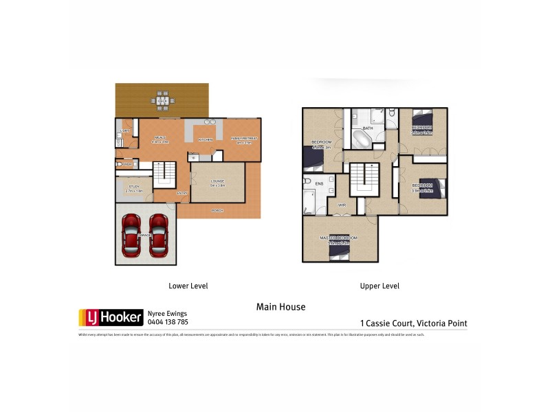 1 Cassie Court, Victoria Point QLD 4165 Floorplan