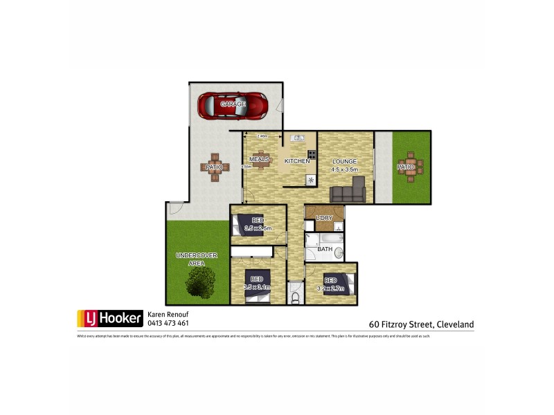 60 Fitzroy Street, Cleveland QLD 4163 Floorplan