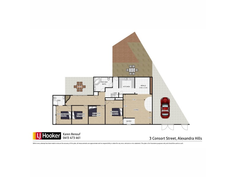 3 Consort Street, Alexandra Hills QLD 4161 Floorplan