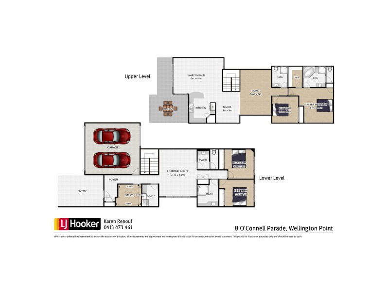 8 O’Connell Parade, Wellington Point QLD 4160 Floorplan