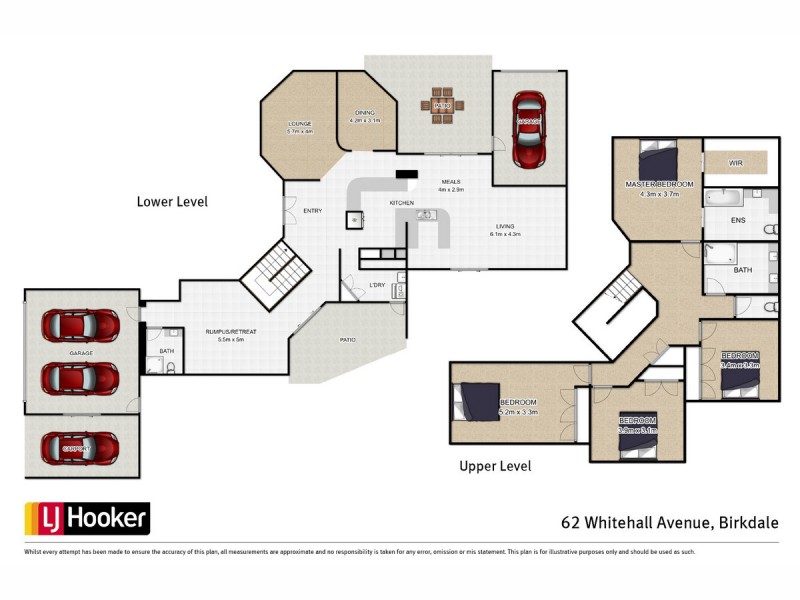 62 Whitehall Avenue, Birkdale QLD 4159 Floorplan