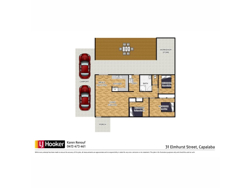 31 Elmhurst Street, Capalaba QLD 4157 Floorplan