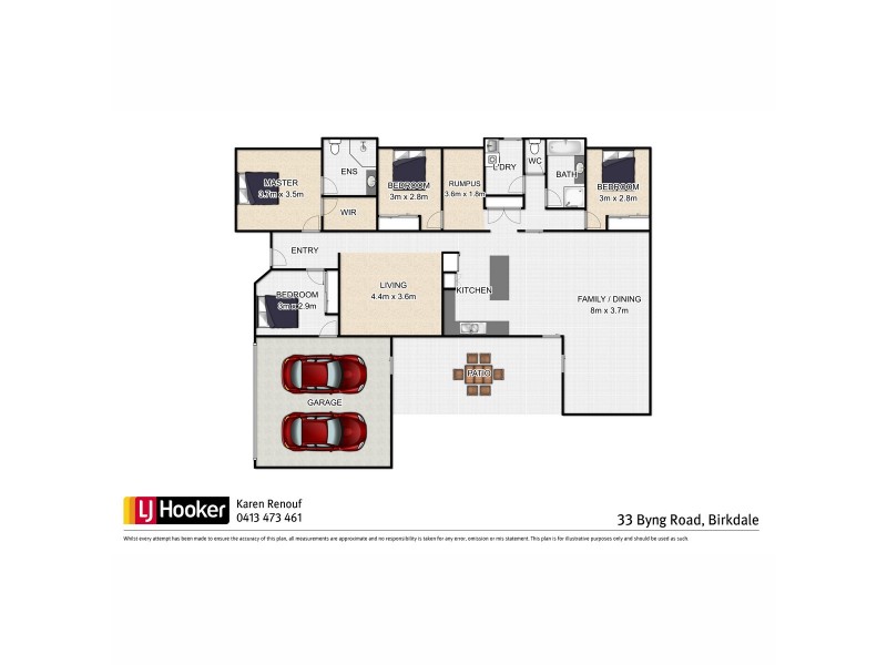 33 Byng Road, Birkdale QLD 4159 Floorplan