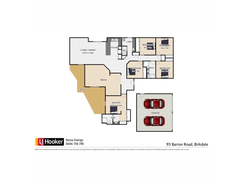 93 Barron Road, Birkdale QLD 4159 Floorplan