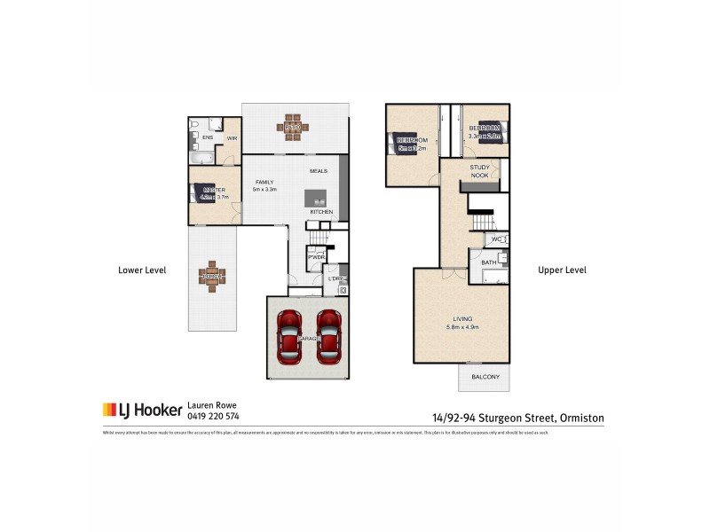14/92-94 Sturgeon Street, Ormiston QLD 4160 Floorplan