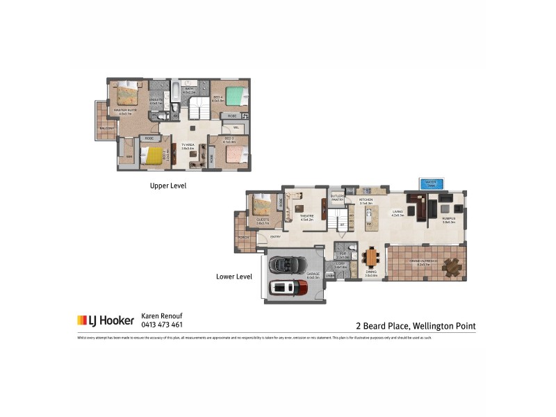 2 Beard Place, Wellington Point QLD 4160 Floorplan