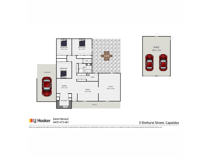 3 Elmhurst Street, Capalaba QLD 4157 Floorplan