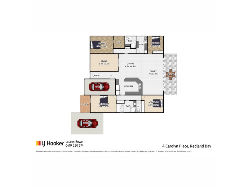 4 Carolyn Place, Redland Bay QLD 4165 Floorplan