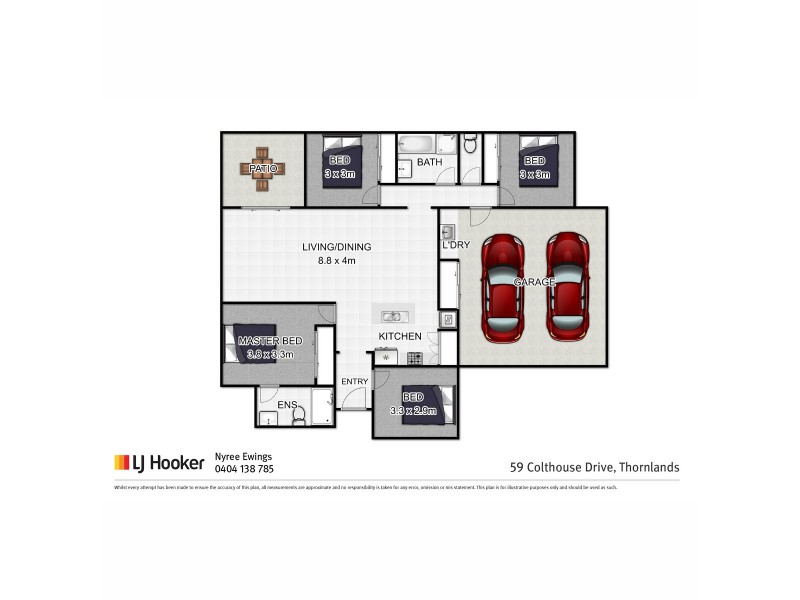 59 Colthouse Drive, Thornlands QLD 4164 Floorplan