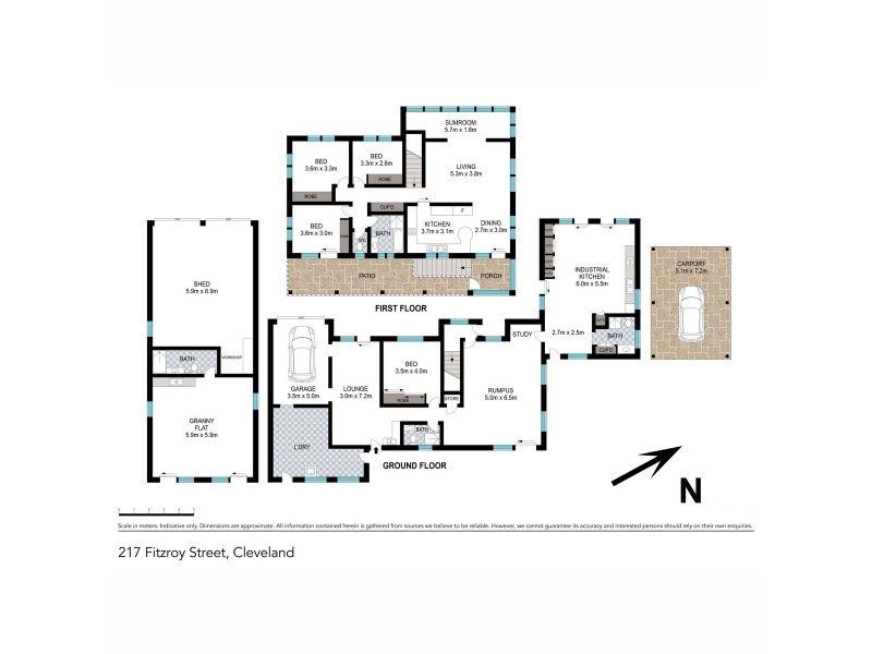 217-219 Fitzroy Street, Cleveland QLD 4163 Floorplan