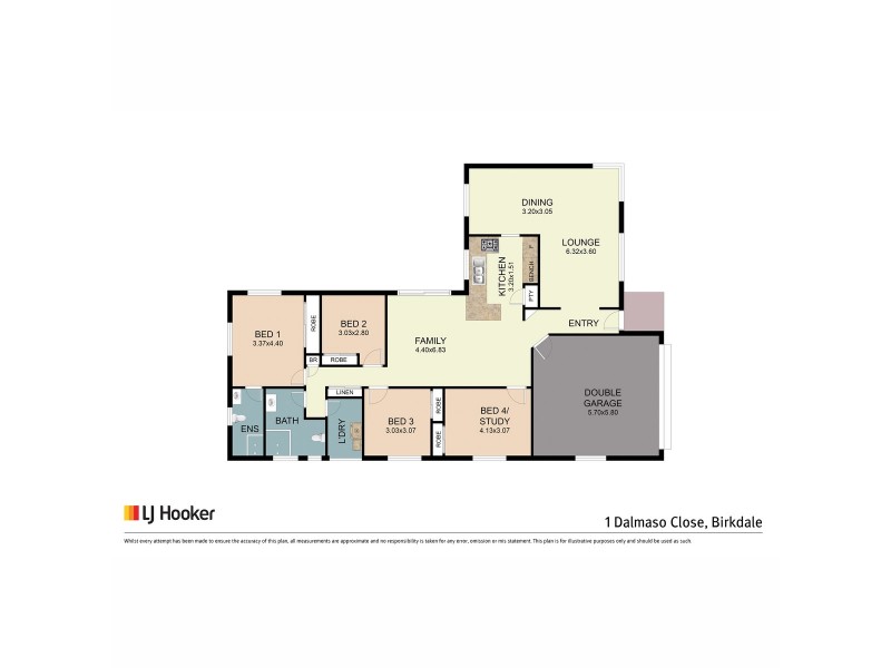 1 Dalmaso Close, Birkdale QLD 4159 Floorplan