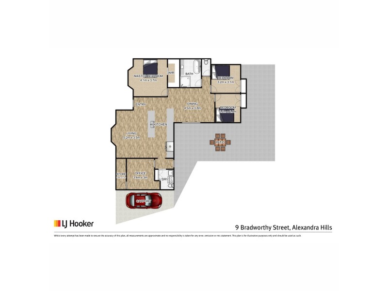 9 Bradworthy Street, Alexandra Hills QLD 4161 Floorplan