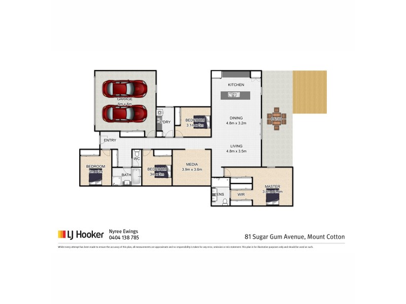 81 Sugar Gum Avenue, Mount Cotton QLD 4165 Floorplan