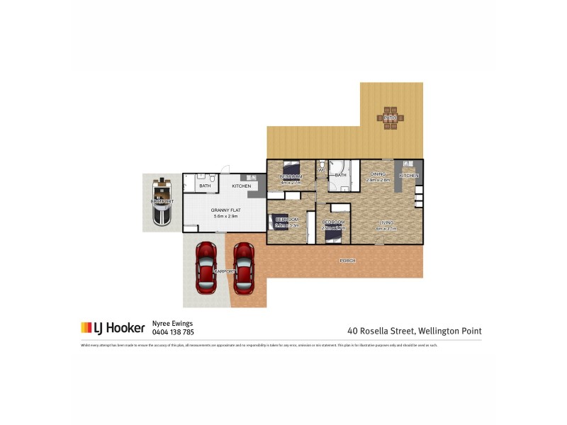 40 Rosella Street, Wellington Point QLD 4160 Floorplan