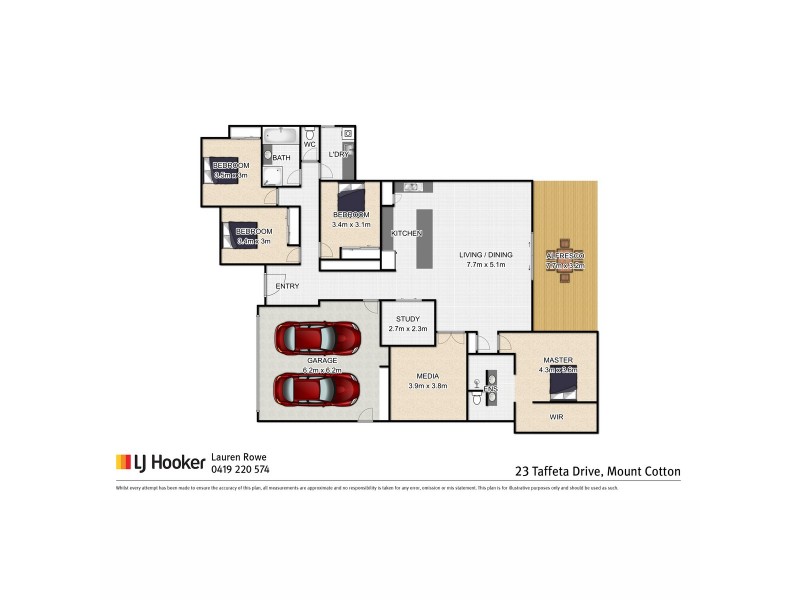 23 Taffeta Drive, Mount Cotton QLD 4165 Floorplan