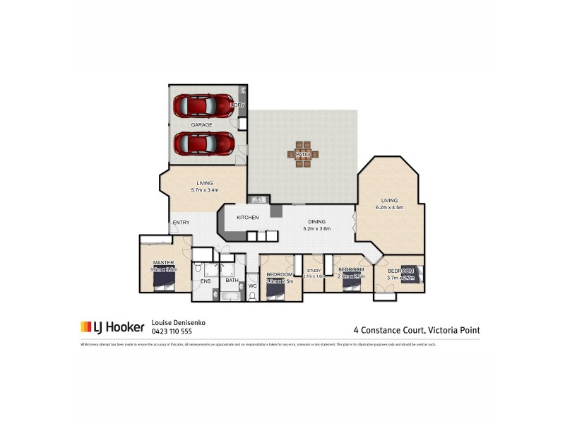 4 Constance Court, Victoria Point QLD 4165 Floorplan