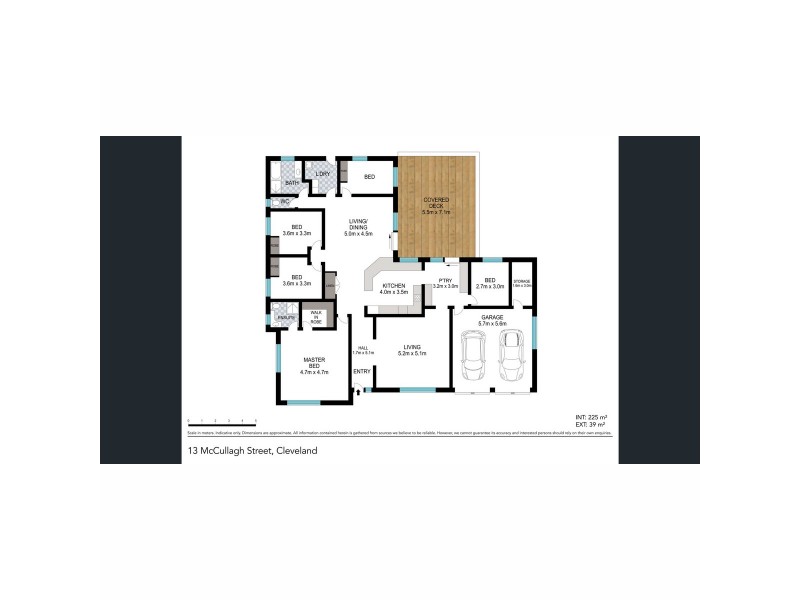 13 McCullagh Street, Cleveland QLD 4163 Floorplan