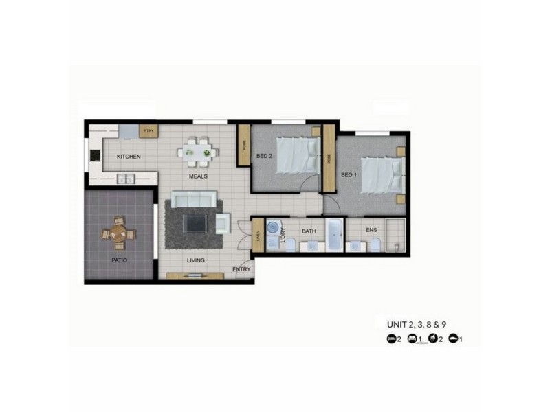 5/159-161 Birkdale Road, Birkdale QLD 4159 Floorplan