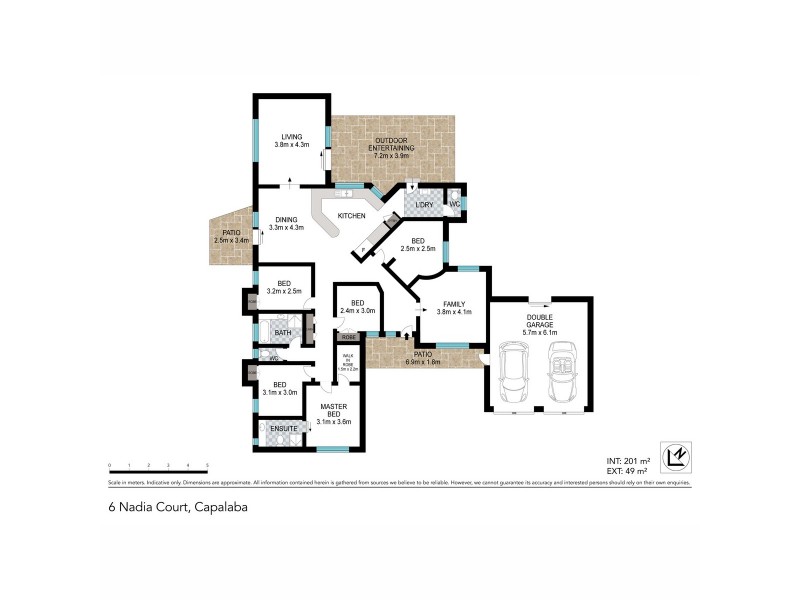 6 Nadia Court, Capalaba QLD 4157 Floorplan