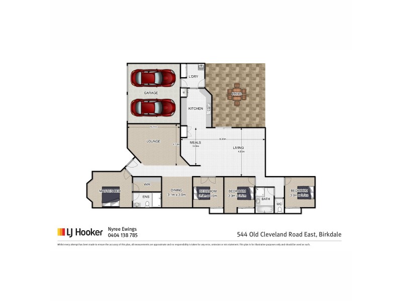 544 Old Cleveland Road East, Birkdale QLD 4159 Floorplan