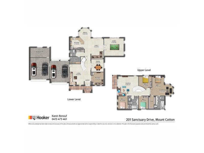 201 Sanctuary Drive, Mount Cotton QLD 4165 Floorplan