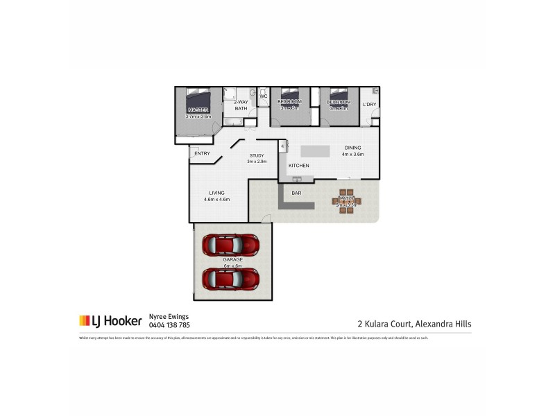2 Kulara Court, Alexandra Hills QLD 4161 Floorplan