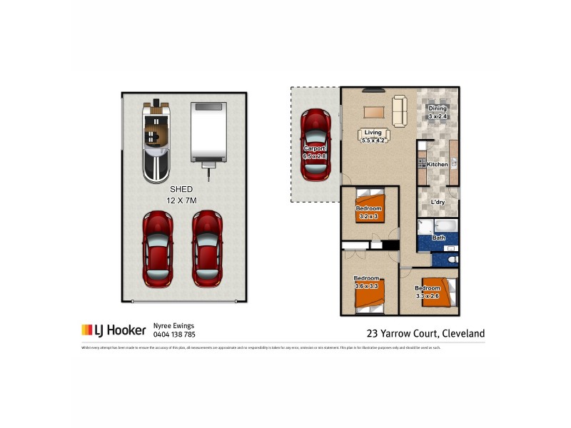 23 Yarrow Court, Cleveland QLD 4163 Floorplan