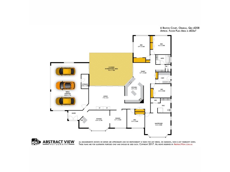 6 Beaton Court, Ormeau QLD 4208 Floorplan