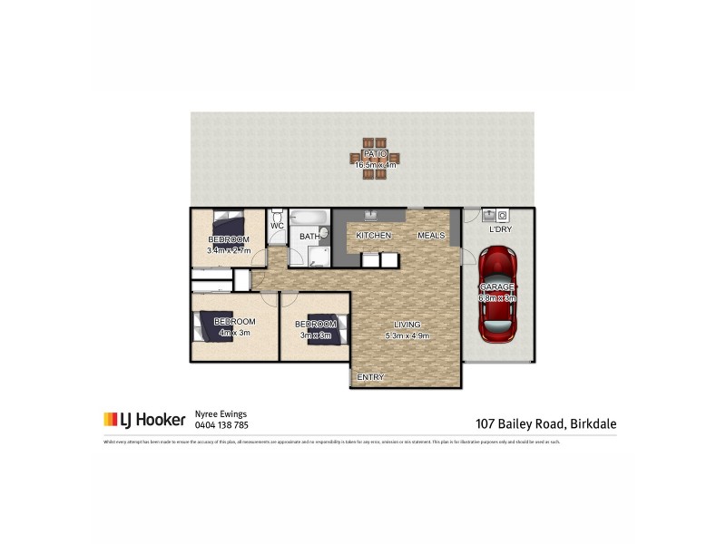 107 Bailey Road, Birkdale QLD 4159 Floorplan