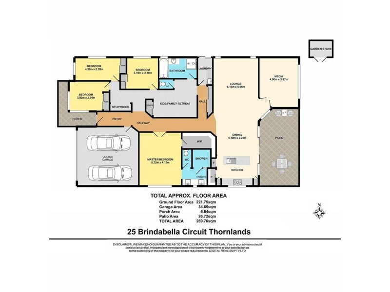 25 Brindabella Circuit, Thornlands QLD 4164 Floorplan