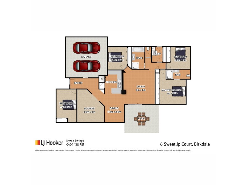 6 Sweetlip Court, Birkdale QLD 4159 Floorplan