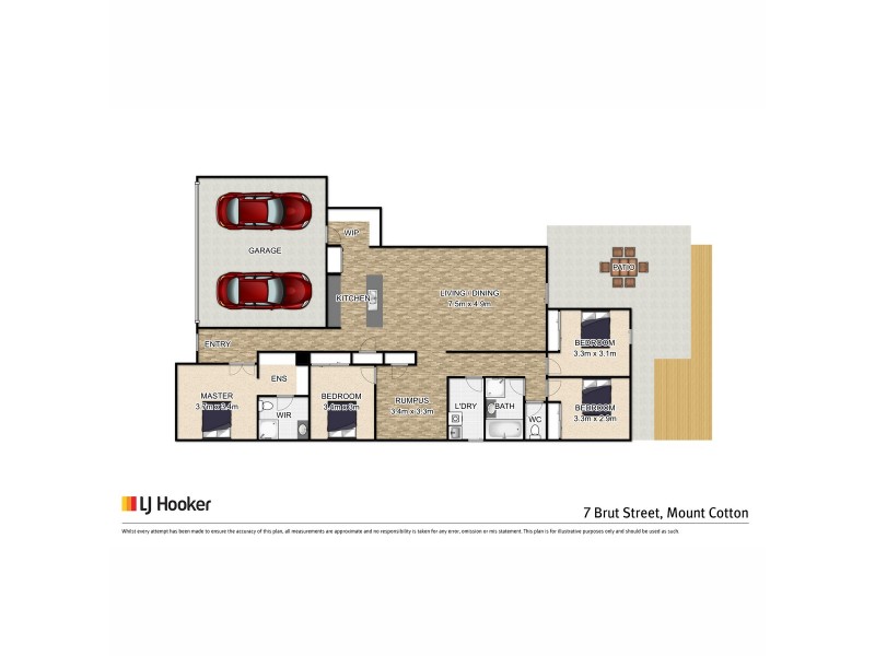 7 Brut Street, Mount Cotton QLD 4165 Floorplan