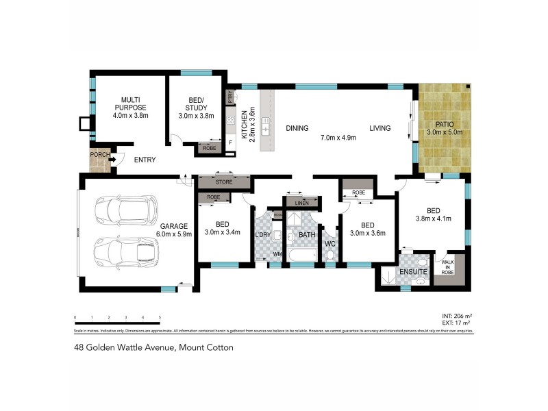 48 Golden Wattle Avenue, Mount Cotton QLD 4165 Floorplan