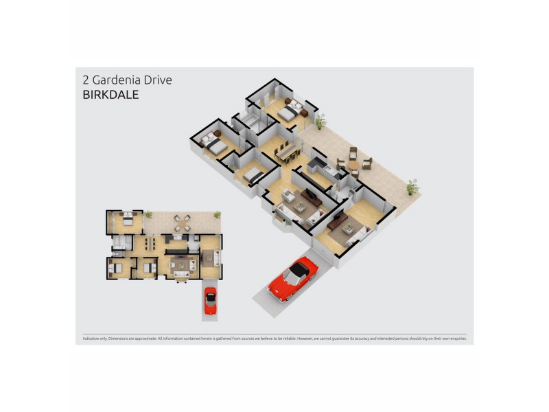 2 Gardenia Drive, Birkdale QLD 4159 Floorplan