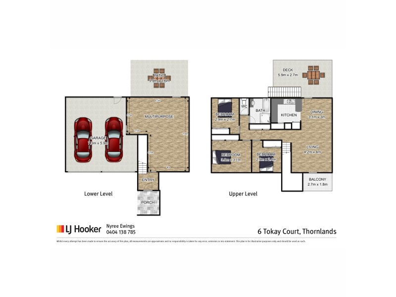 6 Tokay Court, Thornlands QLD 4164 Floorplan