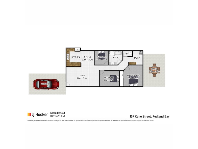 157 Cane Street, Redland Bay QLD 4165 Floorplan