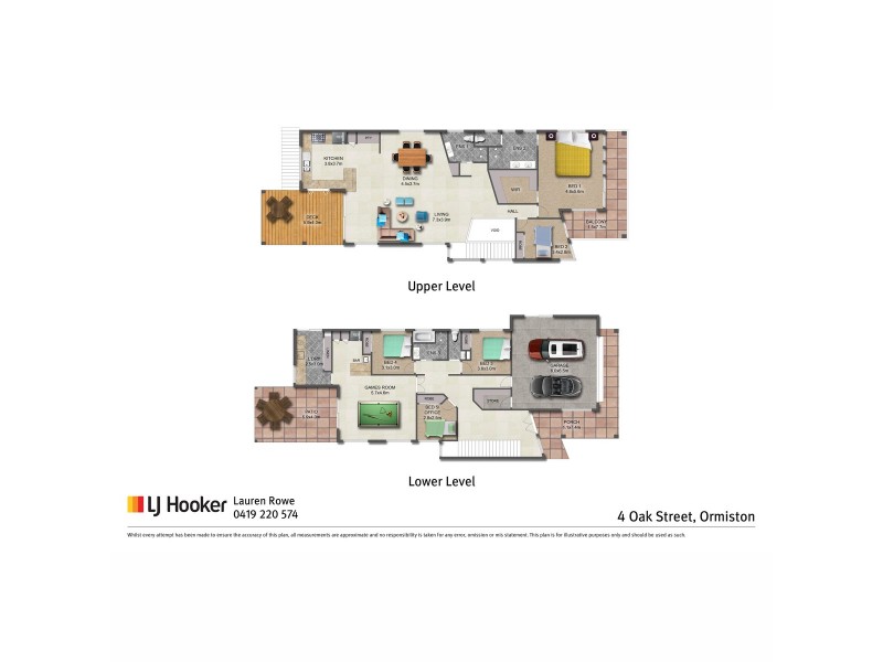 4 Oak Street, Ormiston QLD 4160 Floorplan