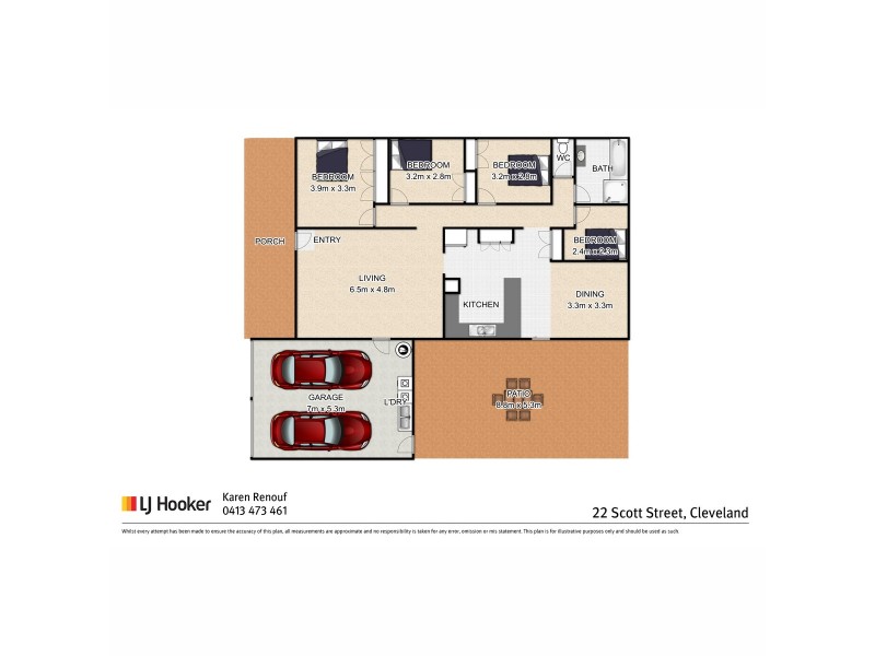 22 Scott Street, Cleveland QLD 4163 Floorplan
