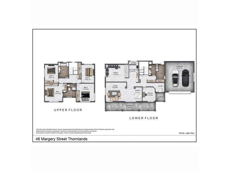 46 Margery Street, Thornlands QLD 4164 Floorplan